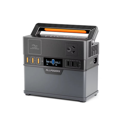 ALLPOWERS 300W Portable Power Station with Pure Sine Wave Output - 288Wh Capacity for Car Refrigerators, TVs, Drones, and Laptops (110V/220V)
