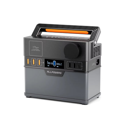 ALLPOWERS 300W Portable Power Station with Pure Sine Wave Output - 288Wh Capacity for Car Refrigerators, TVs, Drones, and Laptops (110V/220V)