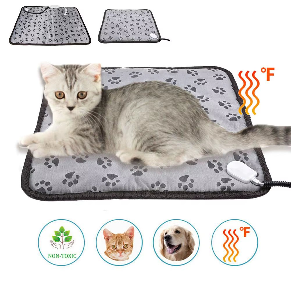 Elektrische Verwarmde Honden- & Kattenmand – Waterdichte Warmtemat met Instelbare Temperatuur
