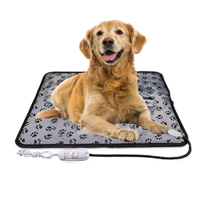 Elektrische Verwarmde Honden- & Kattenmand – Waterdichte Warmtemat met Instelbare Temperatuur